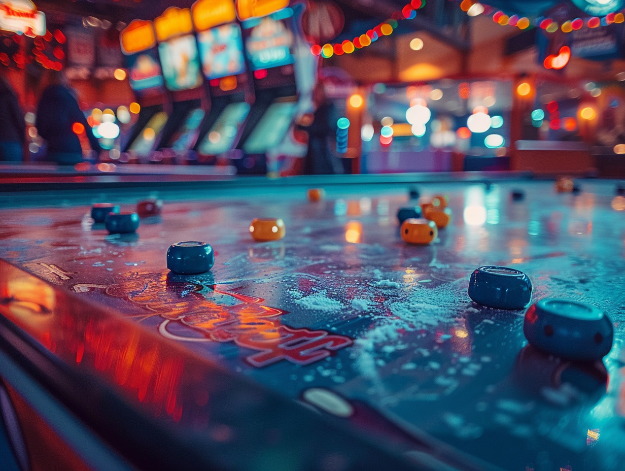 air hockey
